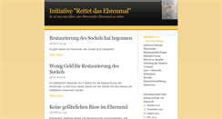 Desktop Screenshot of ehrenmal-oberursel.de